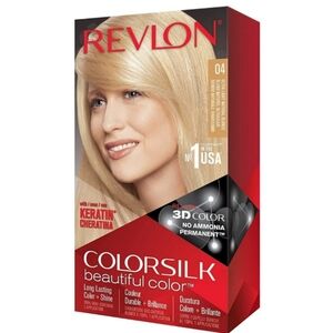 Revlon Colorsilk Ultra Light Natural Blond 04 Hair Color Permanent Dye Keratin